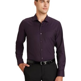 Symbol Premium Men's Wrinkle-Resistant Regular Fit Cotton Formal Shirt