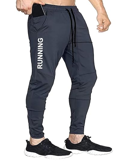 NETCLICK®Men's Wear Regular Fit Running Trackpants
