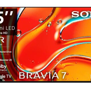 Sony 139 cm (55 inches) BRAVIA 7 4K Ultra HD AI Smart Mini LED Google TV K-55XR70 (Black)