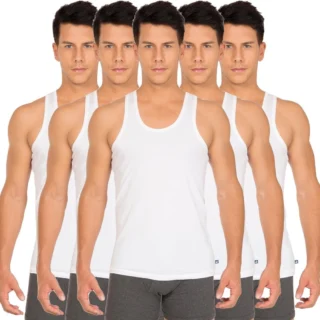 JOCKEY Pack of 5 Modern Classic Men Vest
