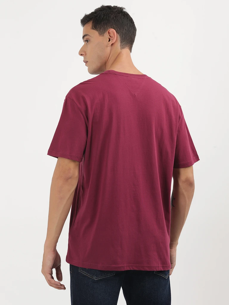 TOMMY HILFIGER Men Typography Round Neck Cotton - Image 2