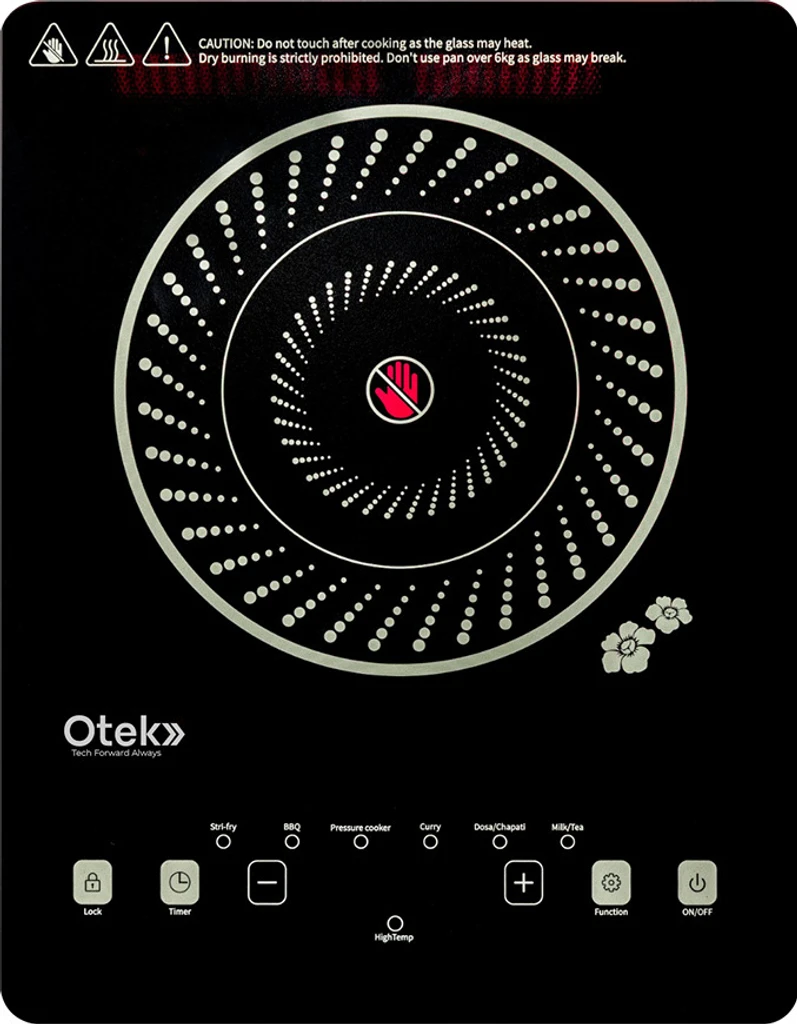 OTEK 2500 W Infrared Cooktop Touch Panel (Black, High Quality