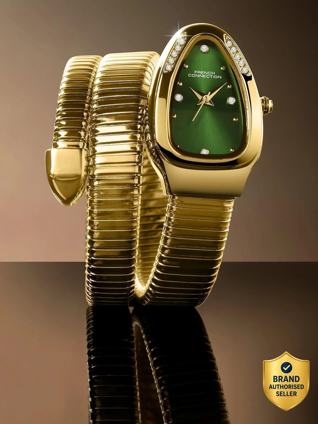 French Connection The Mystic Curve Analog Watch - For Women FCN0110URTM