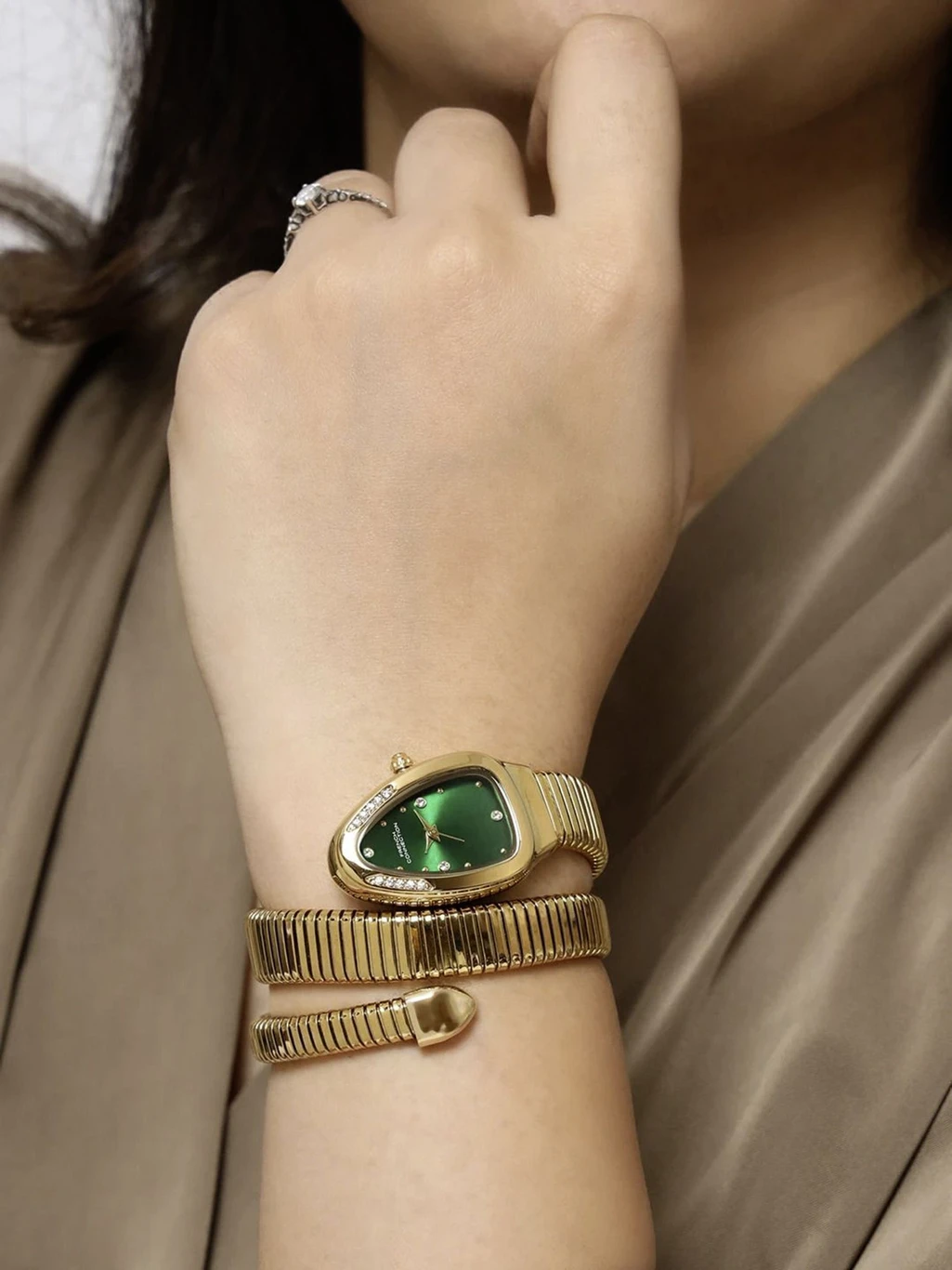 French Connection The Mystic Curve Analog Watch - For Women FCN0110URTM - Image 3