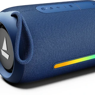 BOAT TAS1400BK 12W Speaker, 1200mAh Battery, BT 5.3, RGB Light, 10H Playtime, TF/USB 12 W Bluetooth Speaker (Black, 2.0 Channel)